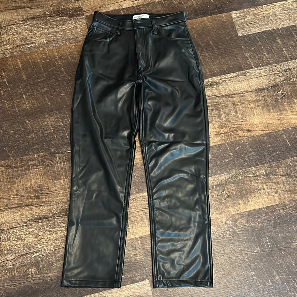 Faux Leather Pants